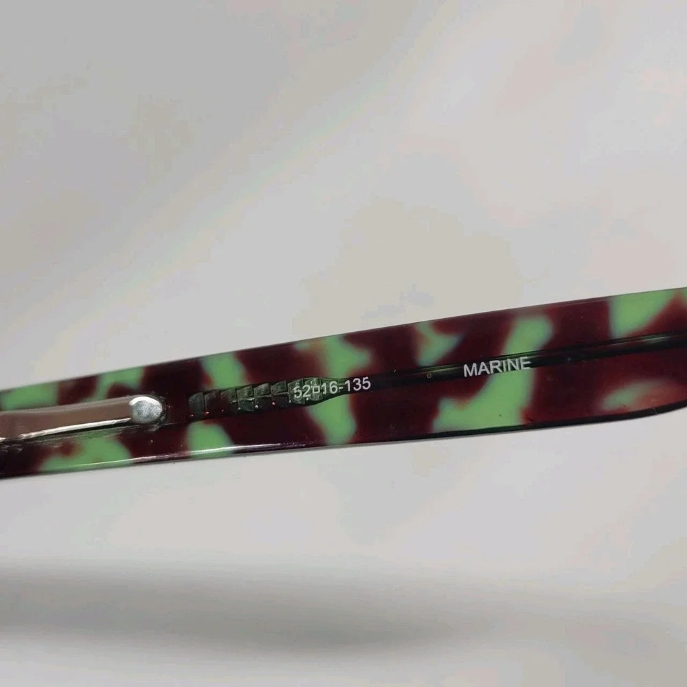 BUM EQUIPMENT Magical Marine Cat Eye‎ Eyeglass Frames 52-16-135 Green